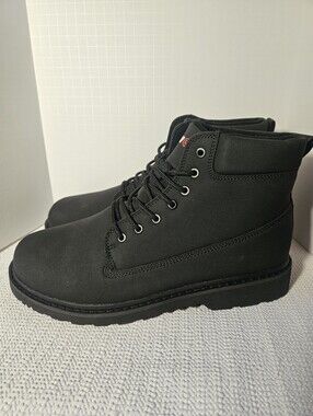 Larnmern Men's Slip Resistant  Work Boots Waterproof